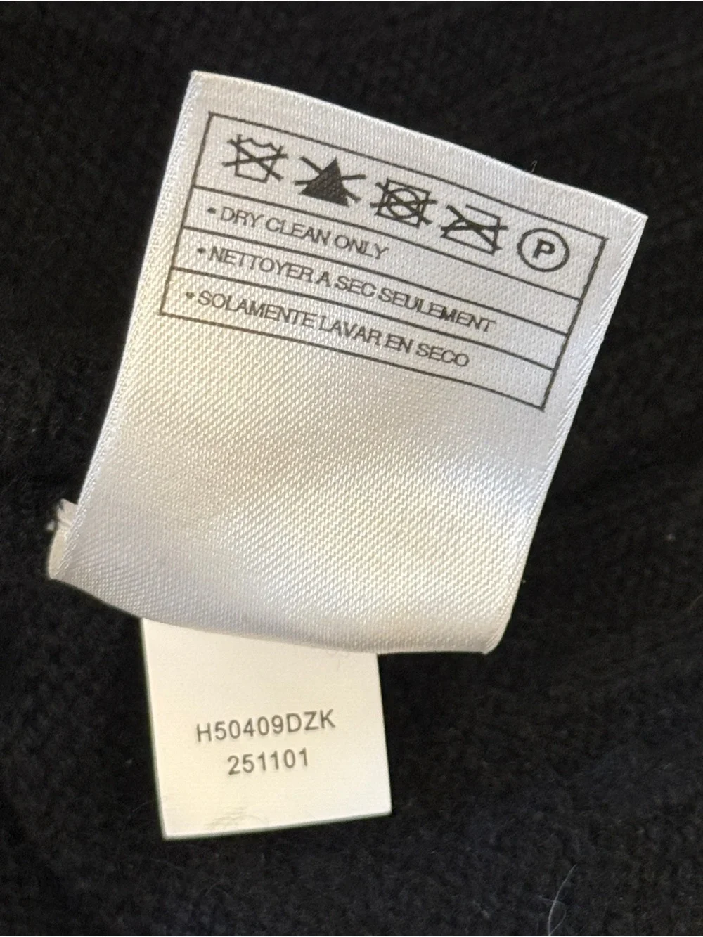 Vintage 90s Nike 100% Cashmere Sweater Womens S-M White Black Full Zip YKK Zippe